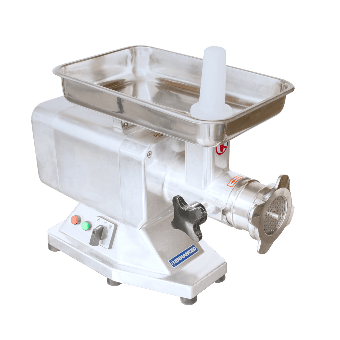 HM - 12 Enhanced #12 Hub Meat Grinder with 1 Knife - Enhanced Slicers - Meat Slicers/Grinders - Enhanced Equipment