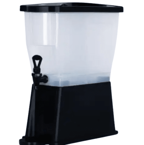 176BD3BK2 BEVG - 3 Cresco Resco Beverage Dispenser Slim, single, 3 gallon, black base - Cresco Resco Smallwares - Enhanced Equipment