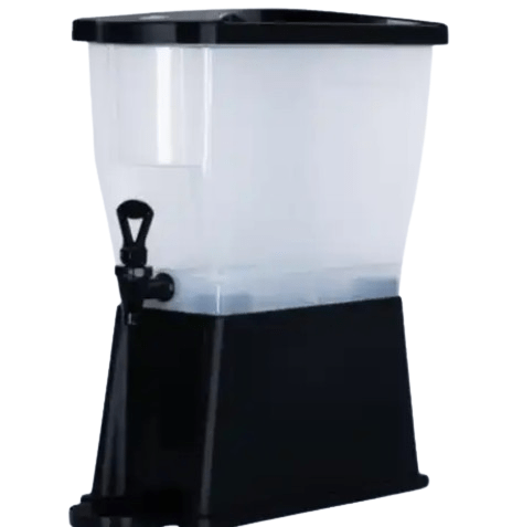 176BD3BK2 Cresco - Resco Beverage Dispenser Slim, 3 Gallon, Black Base - Enhanced Smallwares - Enhanced Equipment
