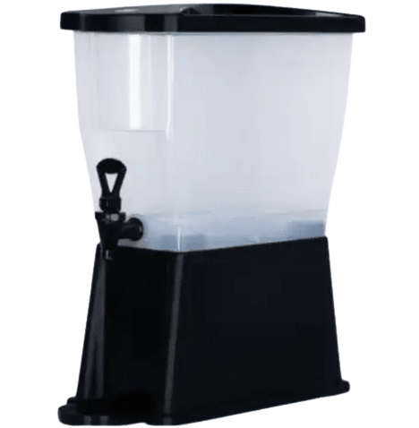 176DBD3BK BEVG - 6 Cresco Resco Beverage Dispenser Slim, double, 3 gallon, black base - Cresco Resco Smallwares - Enhanced Equipment