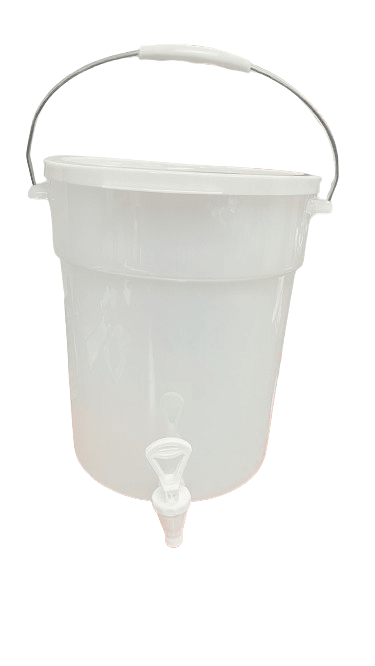 176RBD6WH Cresco Resco Beverage Dispenser, 6 gallon with handle, spigot and lid, translucent - Cresco Resco Smallwares - Enhanced Equipment