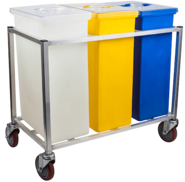 AMFC - 173123WELD Enhanced Mobile Cart for Ingredient Bins - Enhanced SS & Equipment - Enhanced Equipment