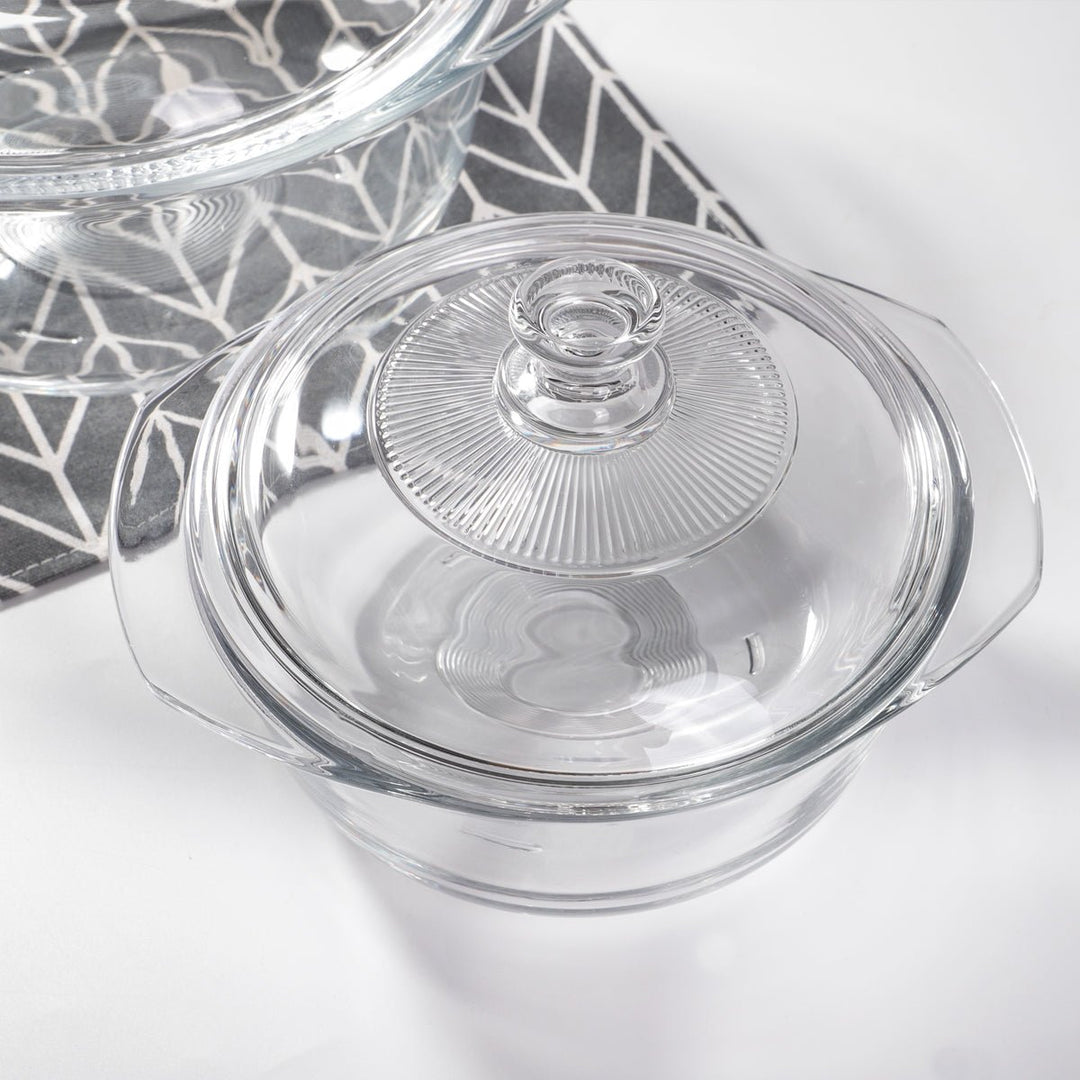 BJW202 - 3 Enhanced 9.4 Liter Glass Pot with Lid - Enhanced Glassware - Glassware - Enhanced Equipment