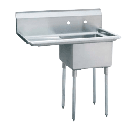 C1T182414 - 18L Enhanced, Sink, 1 - compartment, left drainboard - Enhanced Stainless Steel - Enhanced Equipment