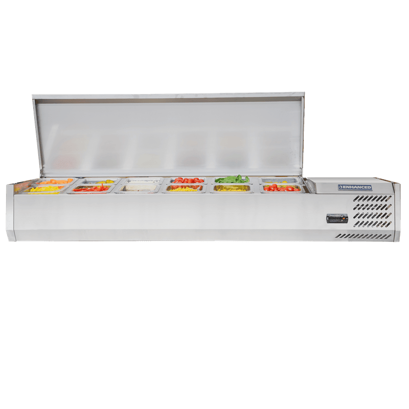 CTSP - 60 - 15 - HC Enhanced Countertop refrigerated sandwich/toppings station 60" W x 15" D - Enhanced Refrigeration - Refrigeration - Enhanced Equipment