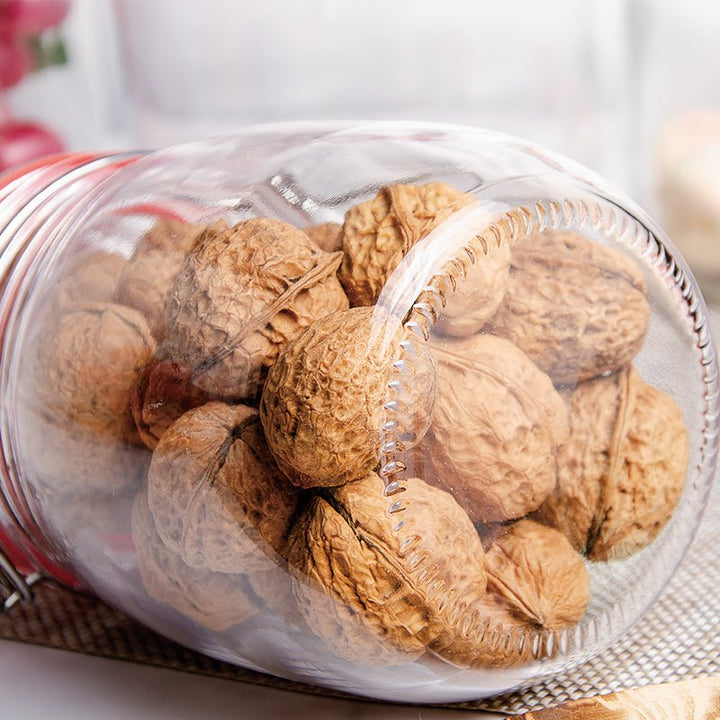 CW - 11200F Enhanced 42 Oz. Glass Storage Jar with Lock Seal - EA - Enhanced Glassware - Glassware - Enhanced Equipment