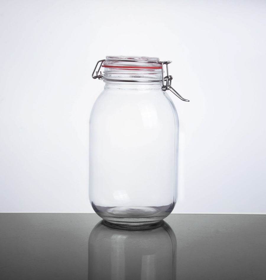 CW - 12500F Enhanced 88 oz. Storage Glass Jar - EA - Enhanced Glassware - Enhanced Equipment