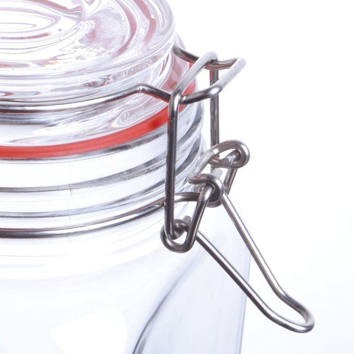 CW - 41200F Enhanced 40 Oz. Glass Storage Jar with Lock Seal - EA - Enhanced Glassware - Glassware - Enhanced Equipment