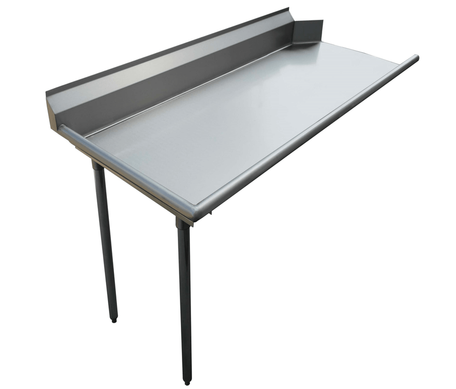 E - CDT - 48L Enhanced Clean Dish Table 30"D x 48"W, Left Side - Enhanced SS & Equipment - Dishtable - Enhanced Equipment