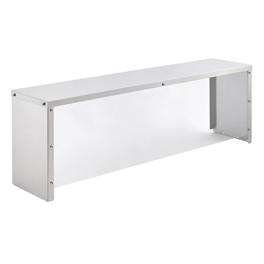 E - CSS - 1060 - SSG Enhanced Front acrylic sneeze guard 60\" cafeteria serving shelf - Enhanced SS & Equipment - Enhanced Equipment