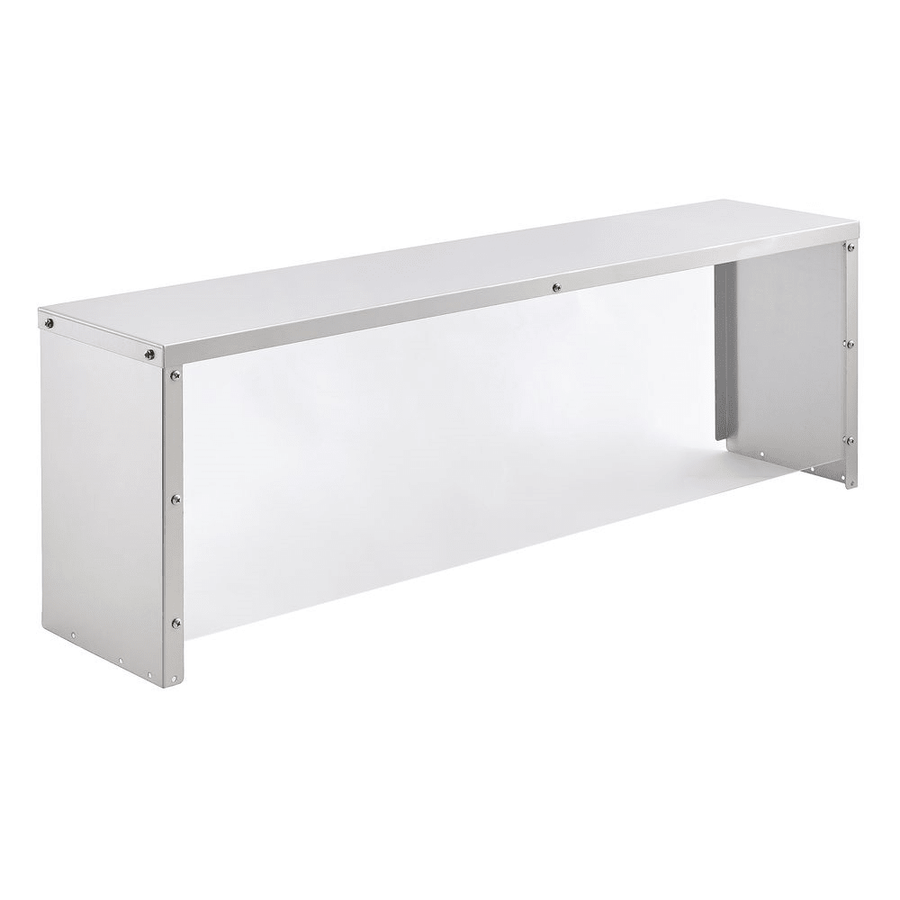 E - CSS - 1072 - SSG Enhanced Front acrylic sneeze guard 72\" cafeteria serving shelf - Enhanced SS & Equipment - Enhanced Equipment