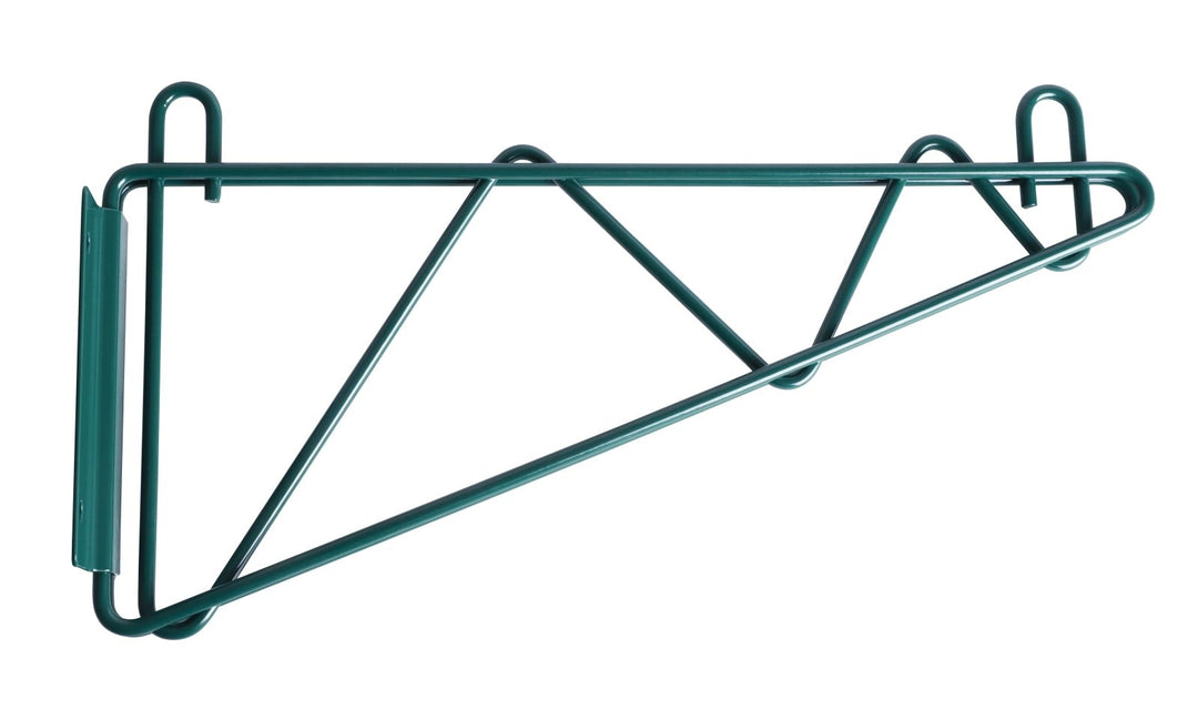 E - EGBR - 14SDWM Enhanced Wall mount bracket single 14" epoxy coated Each - Enhanced Wire Shelving - Enhanced Equipment