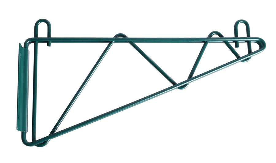 E - EGBR - 14SDWM Enhanced Wall mount bracket single 14" epoxy coated Each - Enhanced Wire Shelving - Enhanced Equipment