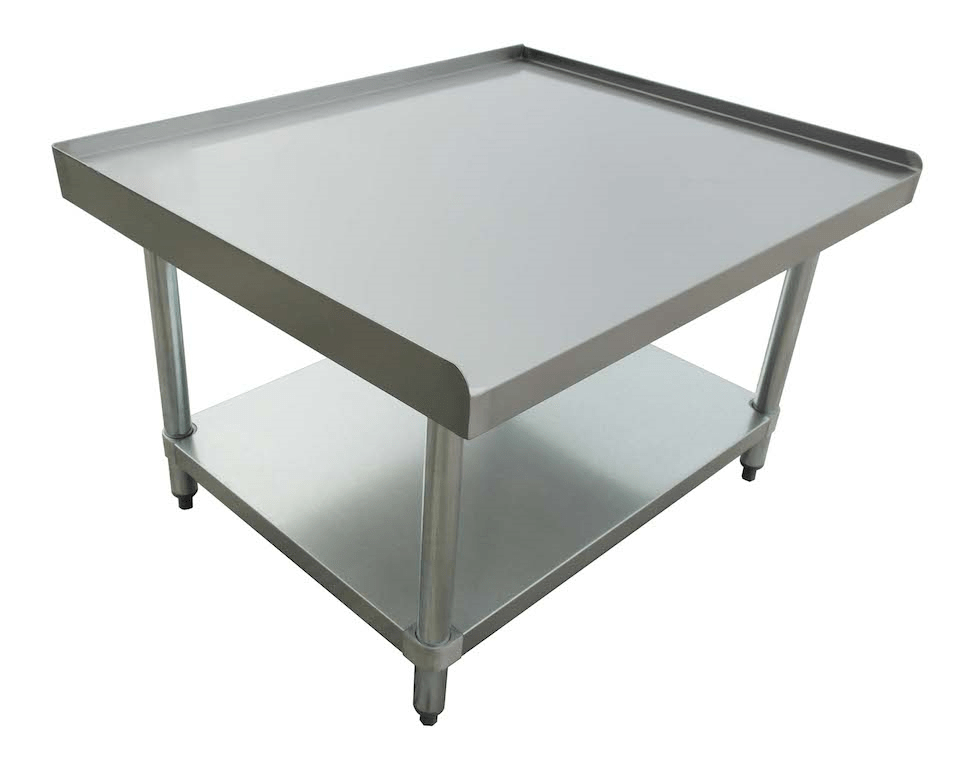 E - ESG - 3048 - 316 Enhanced 48" Equipment Stand with Galvanized Undershelf - Enhanced Stainless Steel - Enhanced Equipment