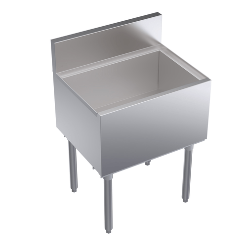 E - IB182412 - 7CPT Enhanced 24" Ice Bin with 3" Backsplash - Enhanced SS & Equipment - Bar Equipment - Enhanced Equipment