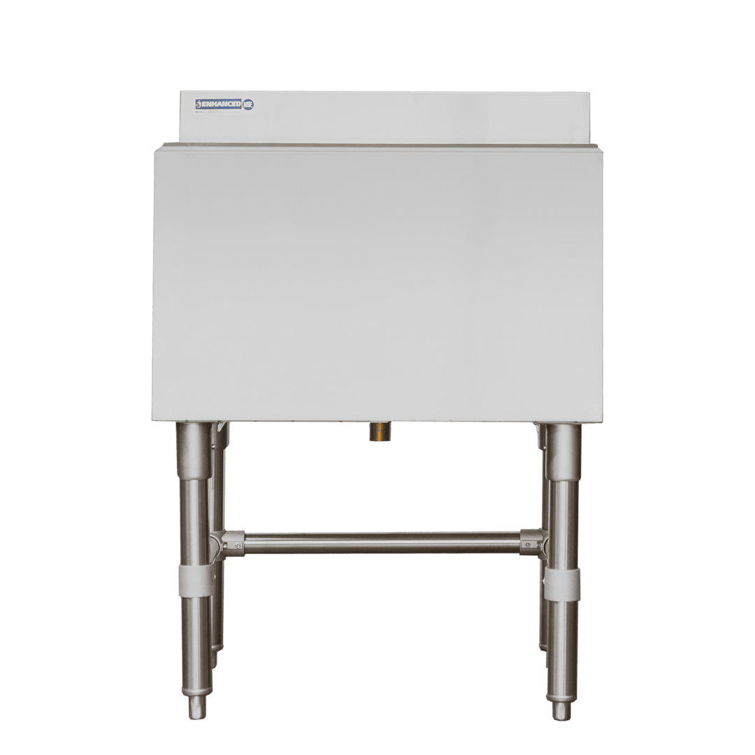 E - IB183612 Enhanced 36" Ice Bin Only with 3" Backsplash - Enhanced SS & Equipment - Bar Equipment - Enhanced Equipment