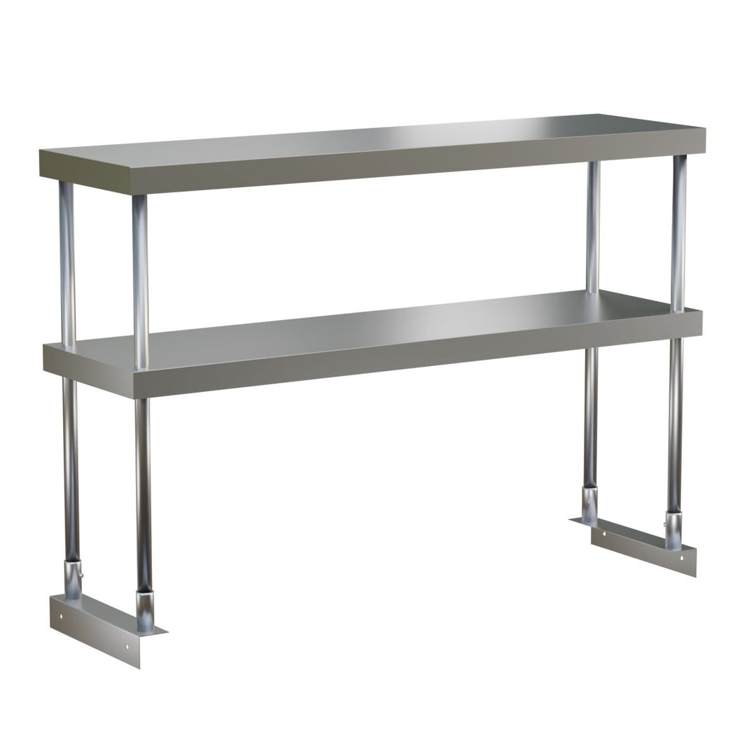 E - OSDA - 1448 OSD - 1448 Enhanced Double over shelf, adjustable, 14"x48\" Stainless Steel - Enhanced Stainless Steel - Enhanced Equipment