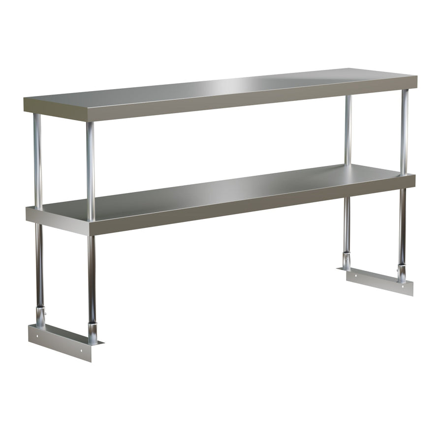 E - OSDA - 1460 OSD - 1460 Enhanced Double over shelf, adjustable, 14"x60\" Stainless Steel - Enhanced Stainless Steel - Enhanced Equipment