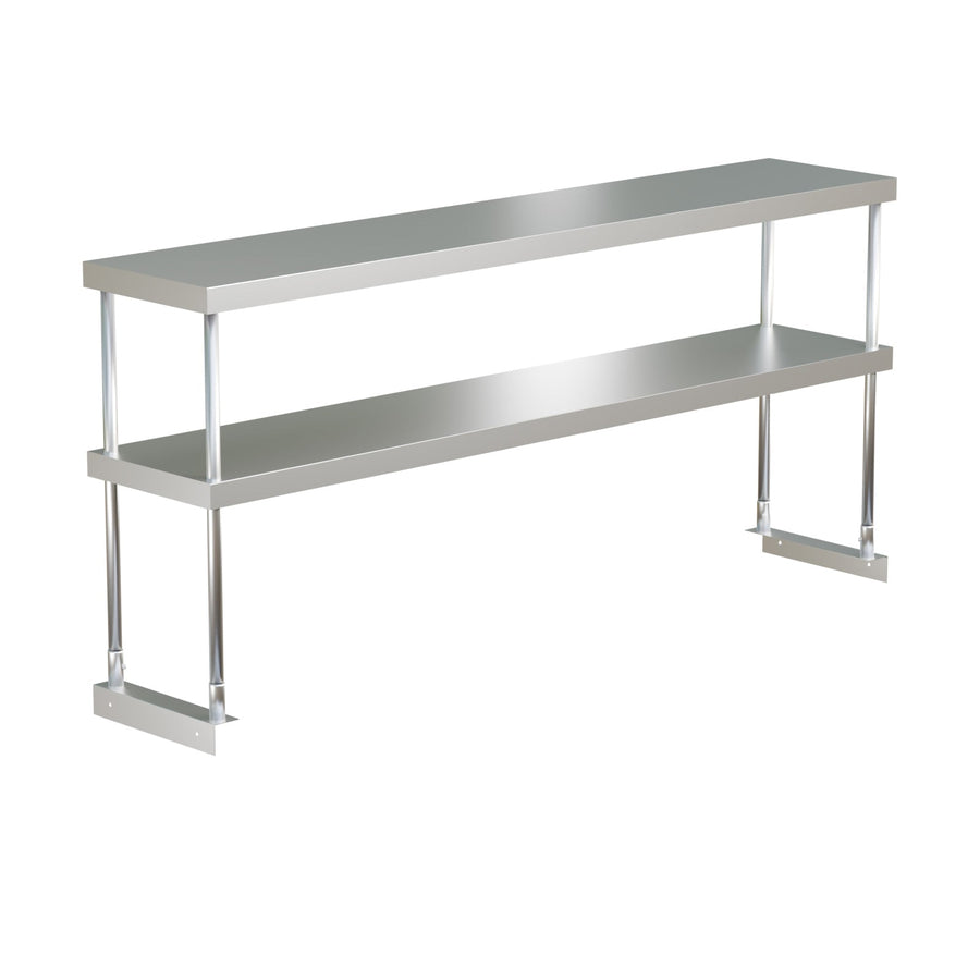 E - OSDA - 1472 OSD - 1472 Enhanced Double over shelf, adjustable, 14"x72\" Stainless Steel - Enhanced Stainless Steel - Enhanced Equipment