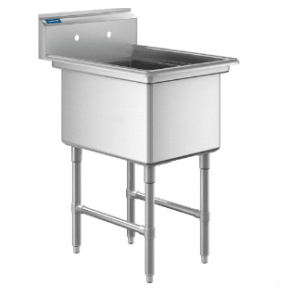 E - S1C181814 - 316 Enhanced 18"D x 18"W Sink, 1 Tub - Enhanced SS & Equipment - Sinks - Enhanced Equipment