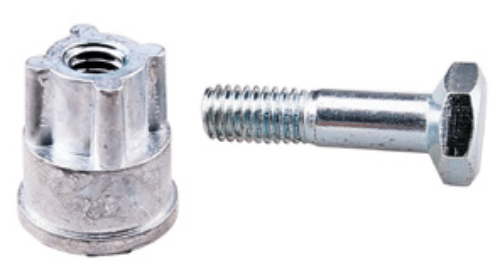 E - SPLZAF Enhanced Leveling foot zinx alloy for shelf post - Enhanced Wire Shelving - Enhanced Equipment