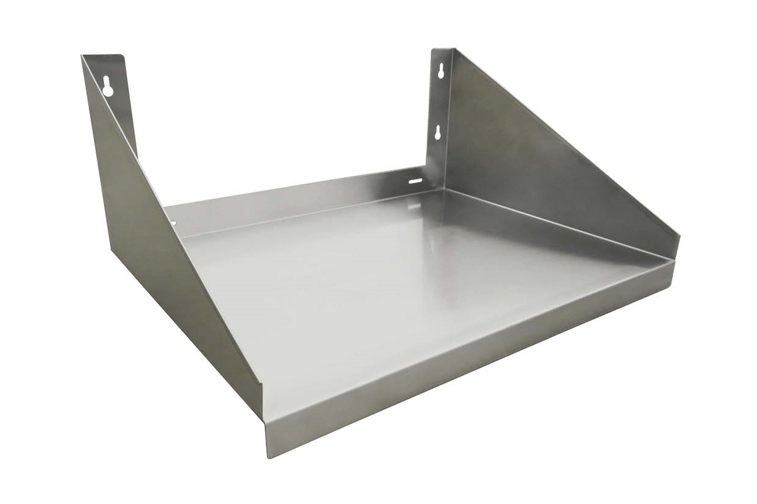 E - WMS - 1824 Enhanced 18"D x 24"W Wall Mount Micorwave Shelf - Enhanced SS & Equipment - Enhanced Equipment
