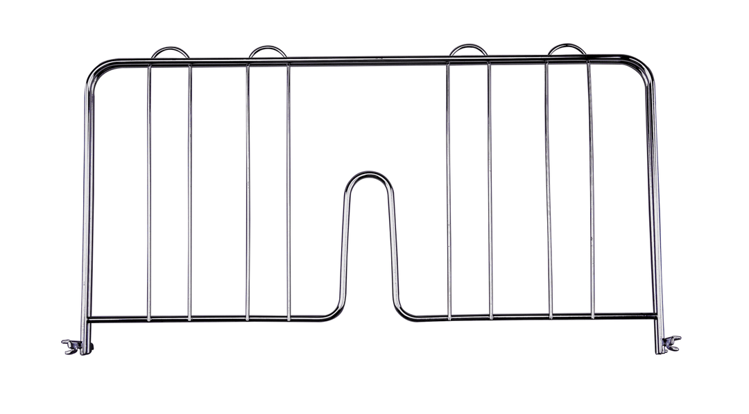 E - WSDIV18C Enhanced Shelf Dividers, chrome, 18x8 - Enhanced Wire Shelving - Enhanced Equipment