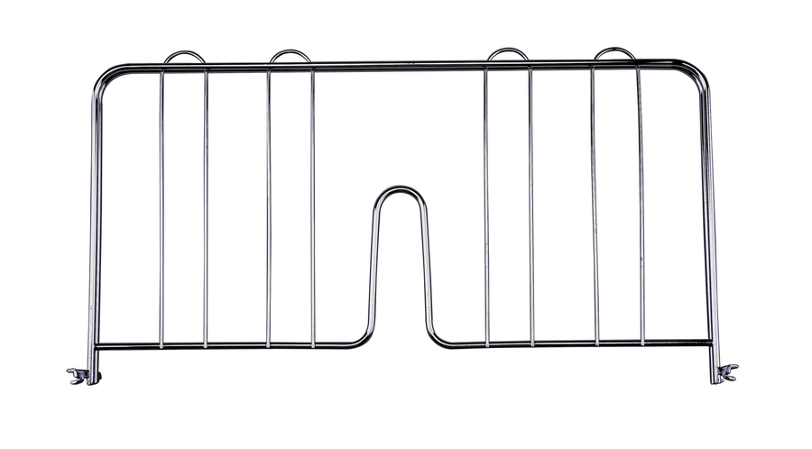 E - WSDIV18C Enhanced Shelf Dividers, chrome, 18x8 - Enhanced Wire Shelving - Enhanced Equipment