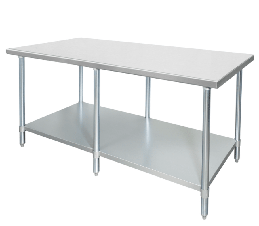 E - WTG - 2484 - 418 Enhanced Worktable 24"x84" - Enhanced SS & Equipment - Enhanced Equipment