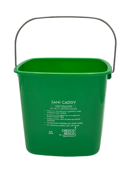 ECB - 3G Cresco Resco Cleaning Pail, 3 qt, Green - Cresco Resco Smallwares - Enhanced Equipment