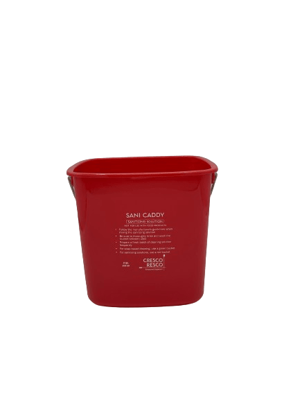 ECB - 3R Cresco Resco Cleaning Pail, 3qt, Red - Enhanced Smallwares - Enhanced Equipment
