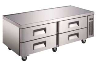 ECB - 72 - HC Enhanced 72" Refrigerated Chef Base - Enhanced Refrigeration - Refrigeration - Enhanced Equipment