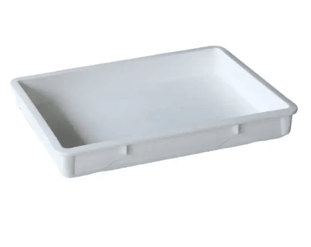 EDB4W DBOX - 3 Cresco Resco Dough Box, 25 - 5/8" L x 18" W x 3 - 1/4" H, white, lid sold separately - Cresco Resco Smallwares - Enhanced Equipment