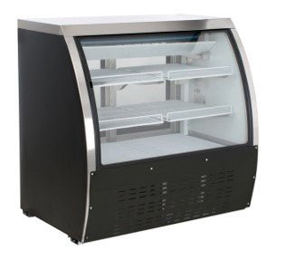 EDC - 64 - HC Enhanced Deli Case 64\" curved glass, stainless steel exterior and interior - Enhanced Refrigeration - Enhanced Equipment