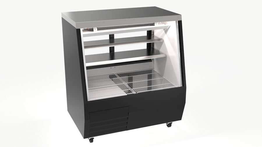 EDDDC - 50 - HC Enhanced Deli Case Double Duty 50\" Black - Enhanced Refrigeration - Enhanced Equipment