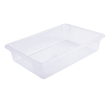 EFB12186T Cresco Resco Food Storage Box 12" L x 18" W x 6" H, Translucent - Enhanced Smallwares - Enhanced Equipment