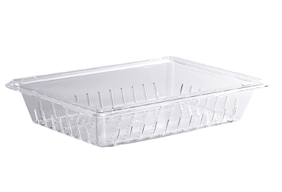 EFBD18265T Cresco Resco Colander 18" L x 26" W x 5" H for Food Storage Box, Translucent - Enhanced Smallwares - Enhanced Equipment