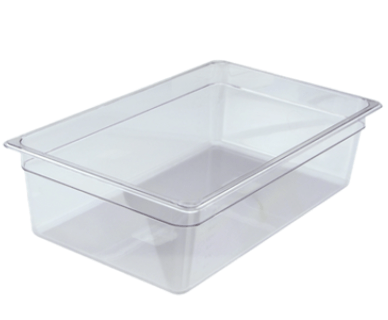 EFP16C Cresco Resco Food Pan Full 6" Deep, Clear - Enhanced Smallwares - Enhanced Equipment