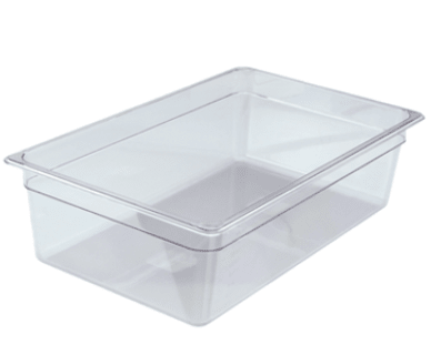 EFP16C Cresco Resco Food Pan Full 6" Deep, clear - Cresco Resco Smallwares - Enhanced Equipment