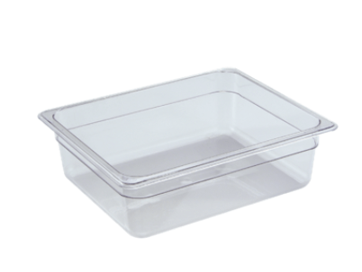 EFP24C Cresco Resco Food Pan 1/2 - 4" Deep, Clear - Enhanced Smallwares - Enhanced Equipment