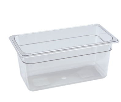 EFP36C Cresco Resco Food Pan 1/3 - 6" Deep, Clear - Enhanced Smallwares - Enhanced Equipment