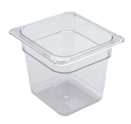 EFP66C Cresco Resco Food Pan 1/6, 6" Deep, clear - Cresco Resco Smallwares - Enhanced Equipment