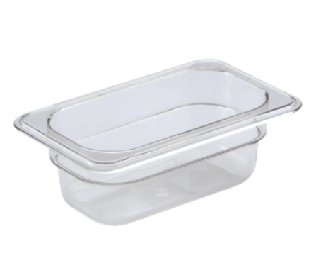 EFP92C Cresco Resco Food Pan 1/9 - 2.5" Deep, Clear - Enhanced Smallwares - Enhanced Equipment