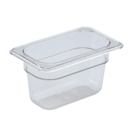 EFP94C Cresco Resco Food Pan 1/9 - 4" Deep, Clear - Enhanced Smallwares - Enhanced Equipment