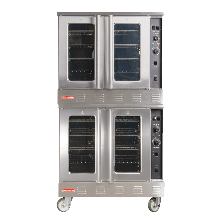 EGCO - 613 - 2 Enhanced CONVECTION OVEN DOUBLE (GAS) 108,000 BTU, 120V - Enhanced Gas Equipment - Convection Ovens - Enhanced Equipment
