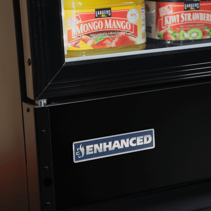 EGDM - 45R - HC Enhanced Merchandiser Refrigerator 2 - Glass doors, Black exterior - Enhanced Refrigeration - Refrigeration - Enhanced Equipment