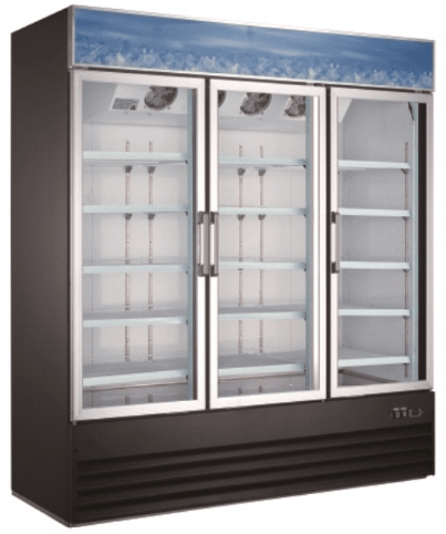 EGDM - 60R - HC Enhanced Merchandiser Refrigerator, 3 Glass Doors - Enhanced Refrigeration - Refrigeration - Enhanced Equipment
