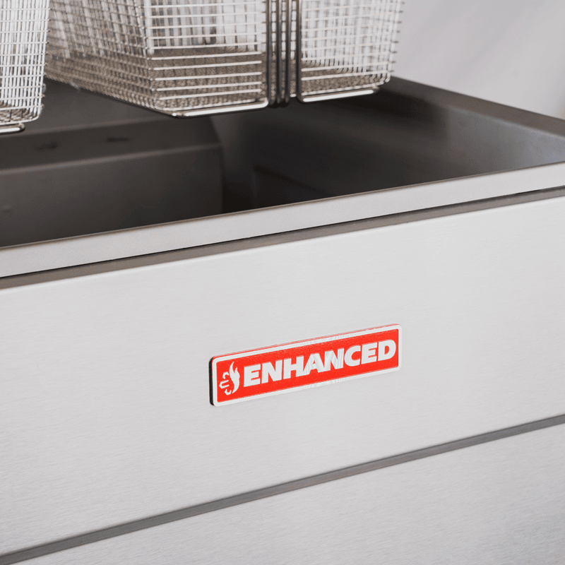 EGF - 120 - N Enhanced 45 - 50 Lb. Natural Gas Fryer - Enhanced Gas Equipment - Fryer - Enhanced Equipment