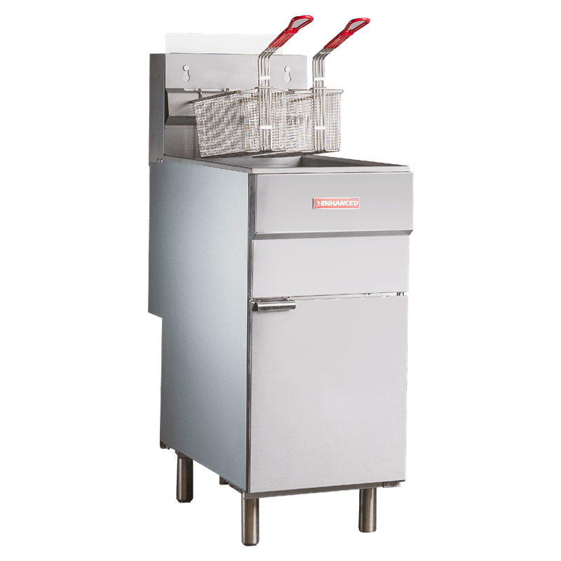 EGF - 120 - N Enhanced 45 - 50 Lb. Natural Gas Fryer - Enhanced Gas Equipment - Fryer - Enhanced Equipment