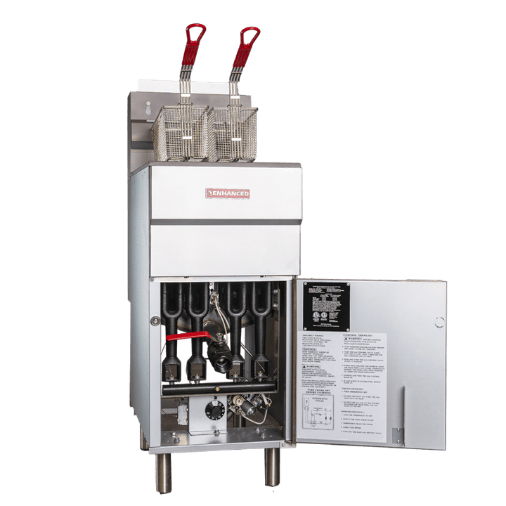 EGF - 120 - N Enhanced 45 - 50 Lb. Natural Gas Fryer - Enhanced Gas Equipment - Fryer - Enhanced Equipment